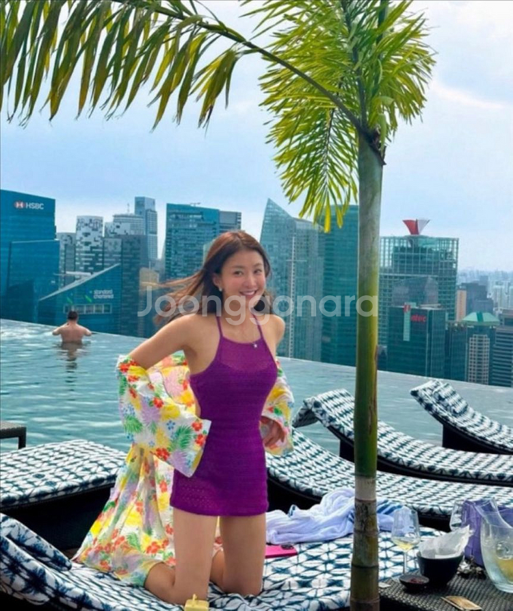 코랄리크 크로셰 모노키니 퍼플 L (미개봉 새상품)--5