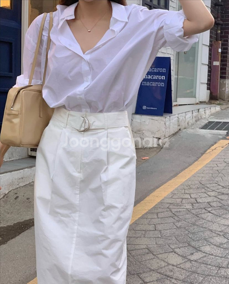 (새상품/m) 스키니피그 라임 스커트 판매--0