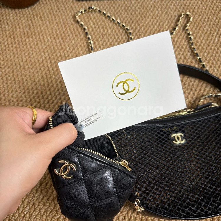 <새상품> 샤넬 뷰티 메이크업라인 가방--5