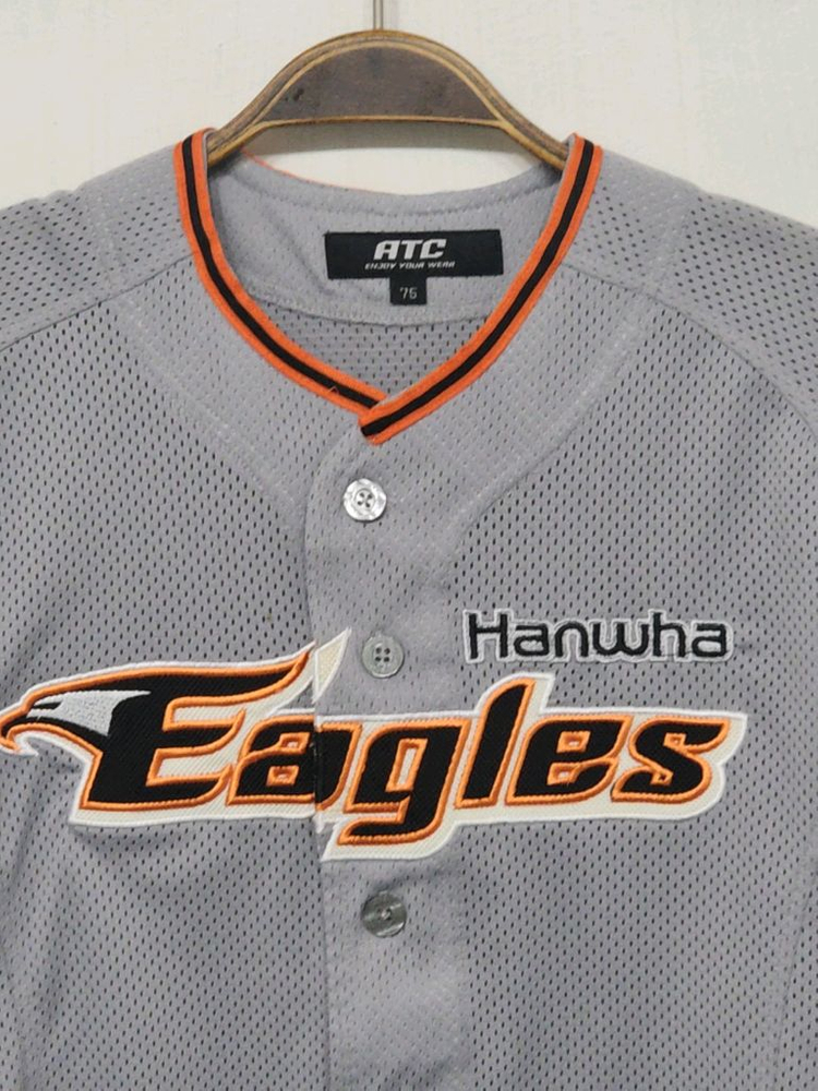 (S) 한화이글스 야구져지 반팔 김태균 마킹 유니폼 이미지