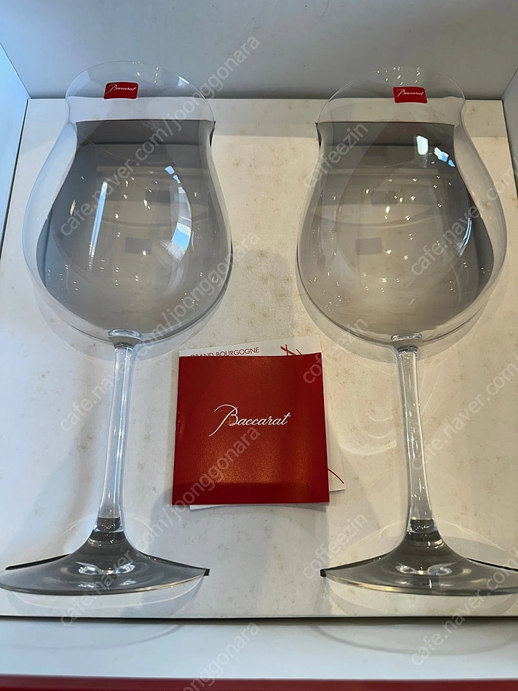 Baccarat 바카럿 데칸터 와 와인잔 2개세트 이미지