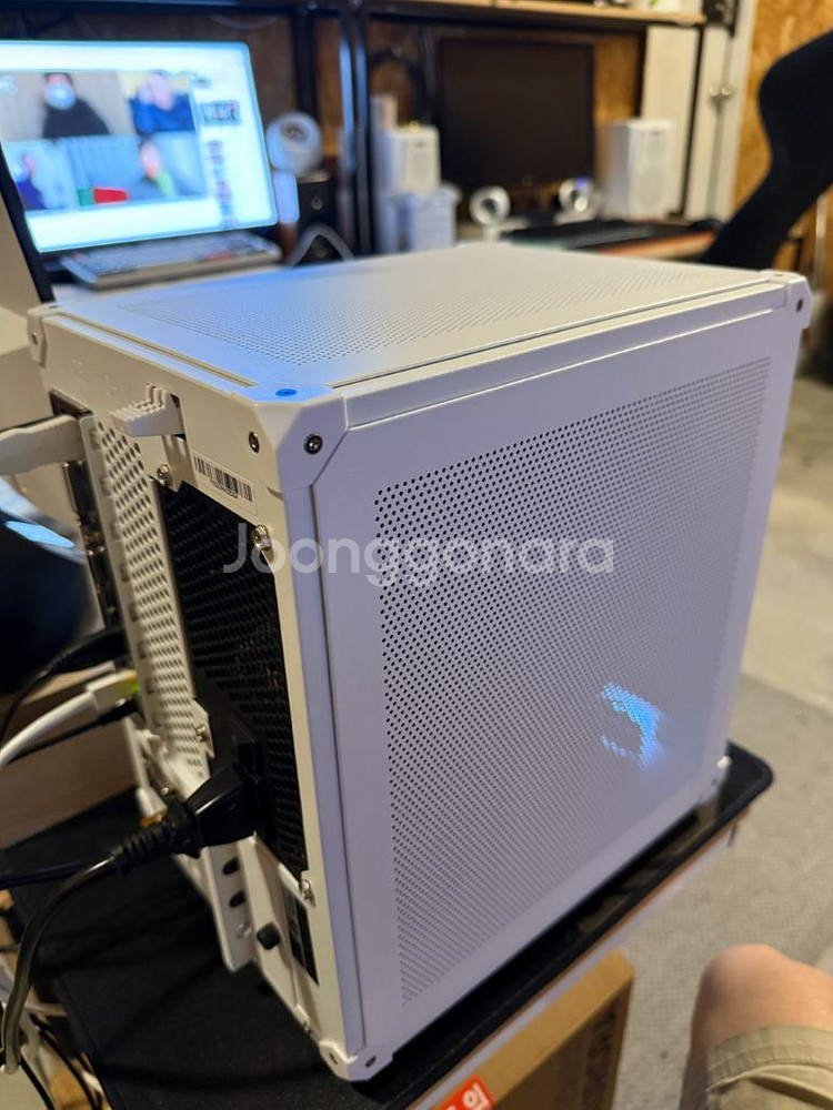 화이트 미니itx 게임용 가성비 컴퓨터 본체 PC--5