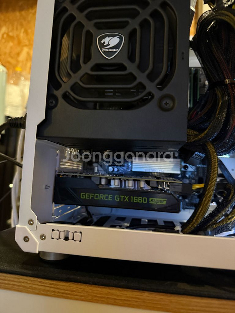 화이트 미니itx 게임용 가성비 컴퓨터 본체 PC--8