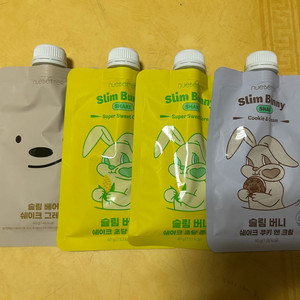 슬림베어 쉐이크 그레인+슬림버니 쉐이크 초당콘슈슈.쿠앤