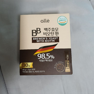 알레 맥주효모 비오틴환 30포 미개봉