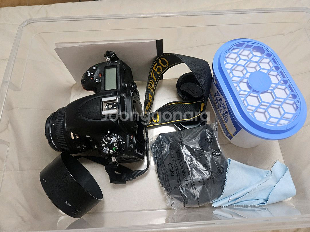 니콘 50mm 1.8(겐코uv필터/정품렌즈후드)+삼각대--3