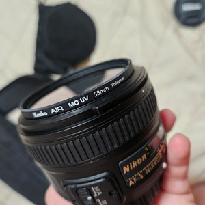 니콘 50mm 1.8(겐코uv필터/정품렌즈후드)+삼각대