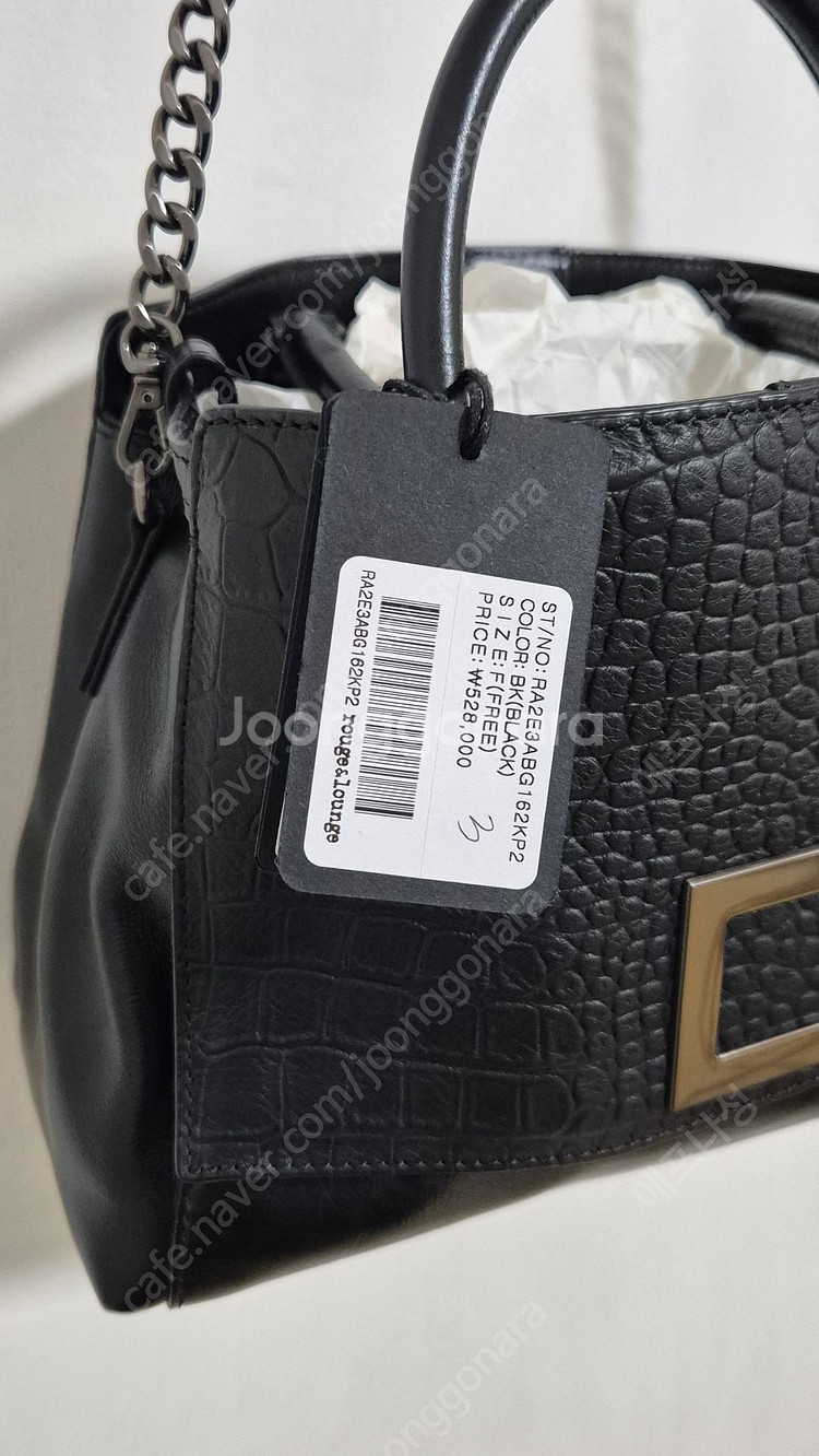 루즈앤라운지 가방 새상품 사살바토레S 크로커사첼토트백--5