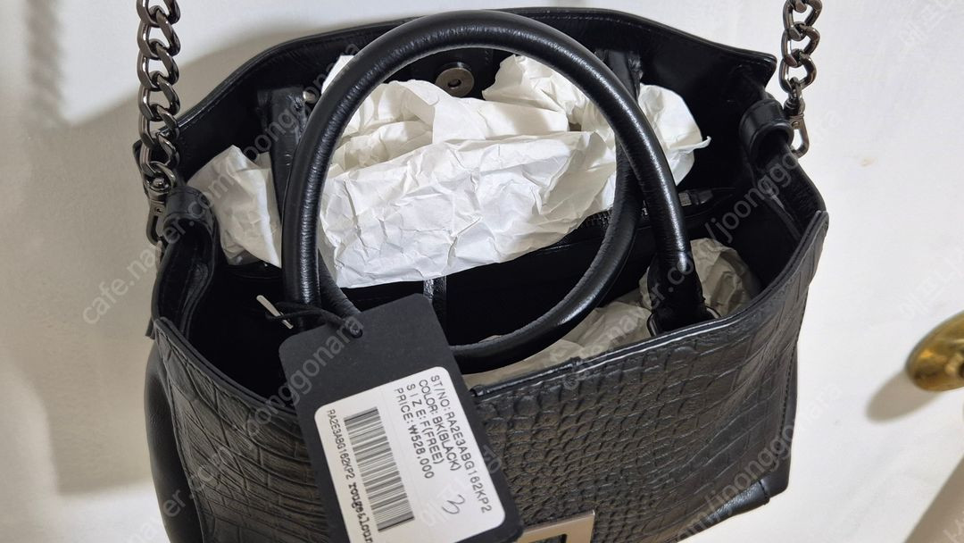 루즈앤라운지 가방 새상품 살바토레S 크로커사첼토트백--7