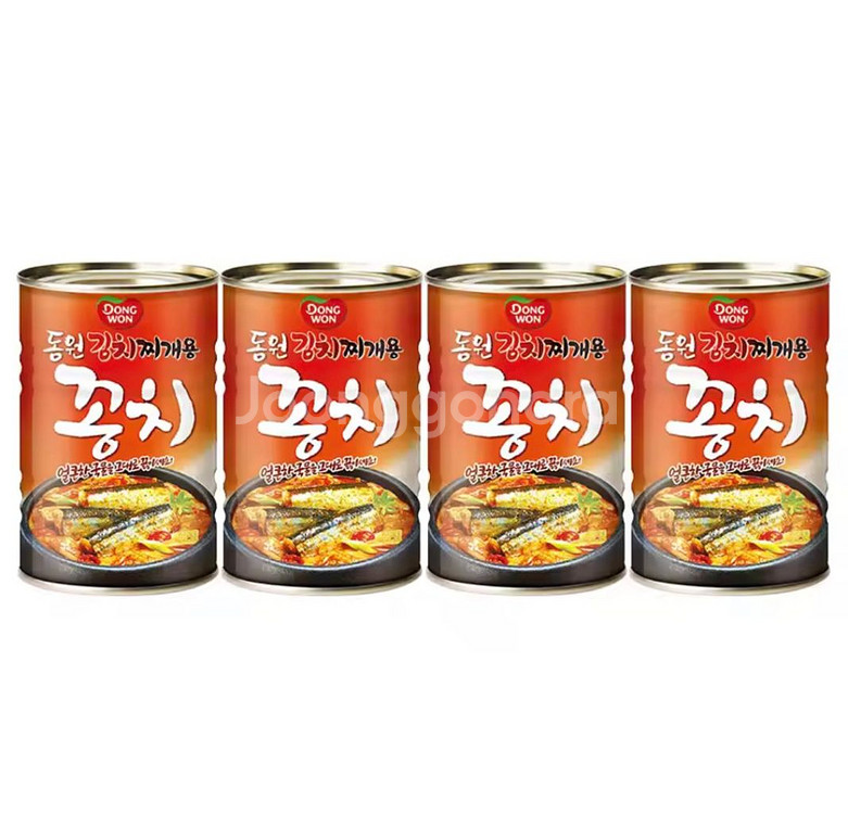동원 김치찌개용 꽁치 4캔--0