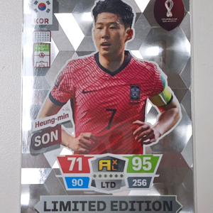 파니니 카드 리미티드 에디션 손흥민