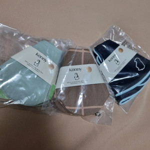 코니 아기 턱받이 3개