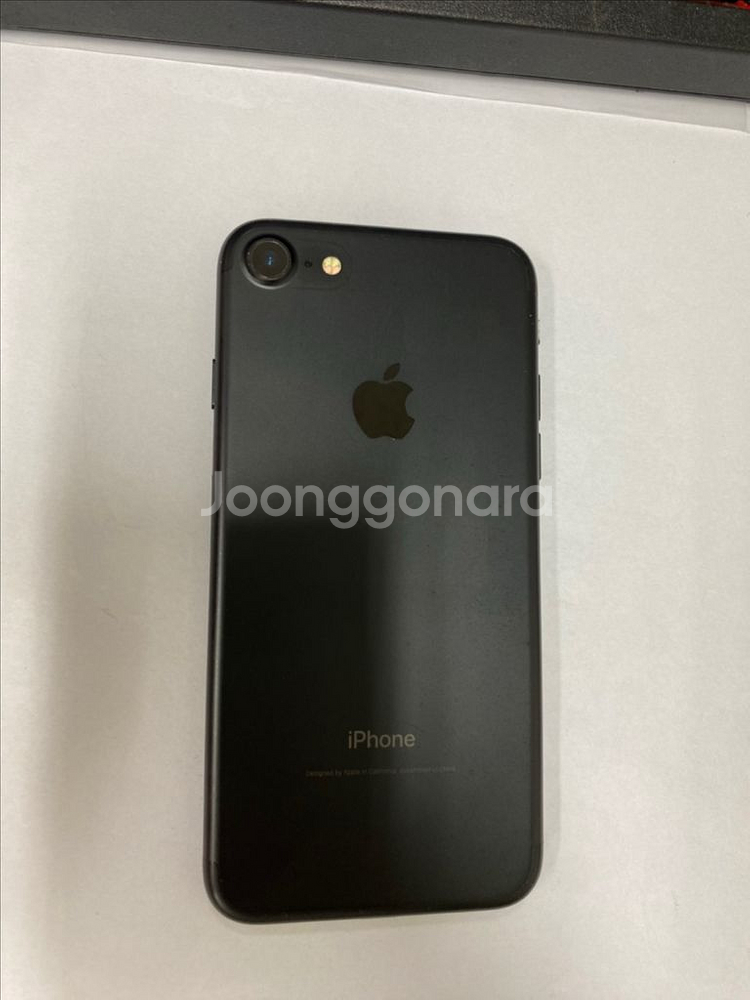 아이폰7 매트블랙 A급 32GB 배터리91%--0