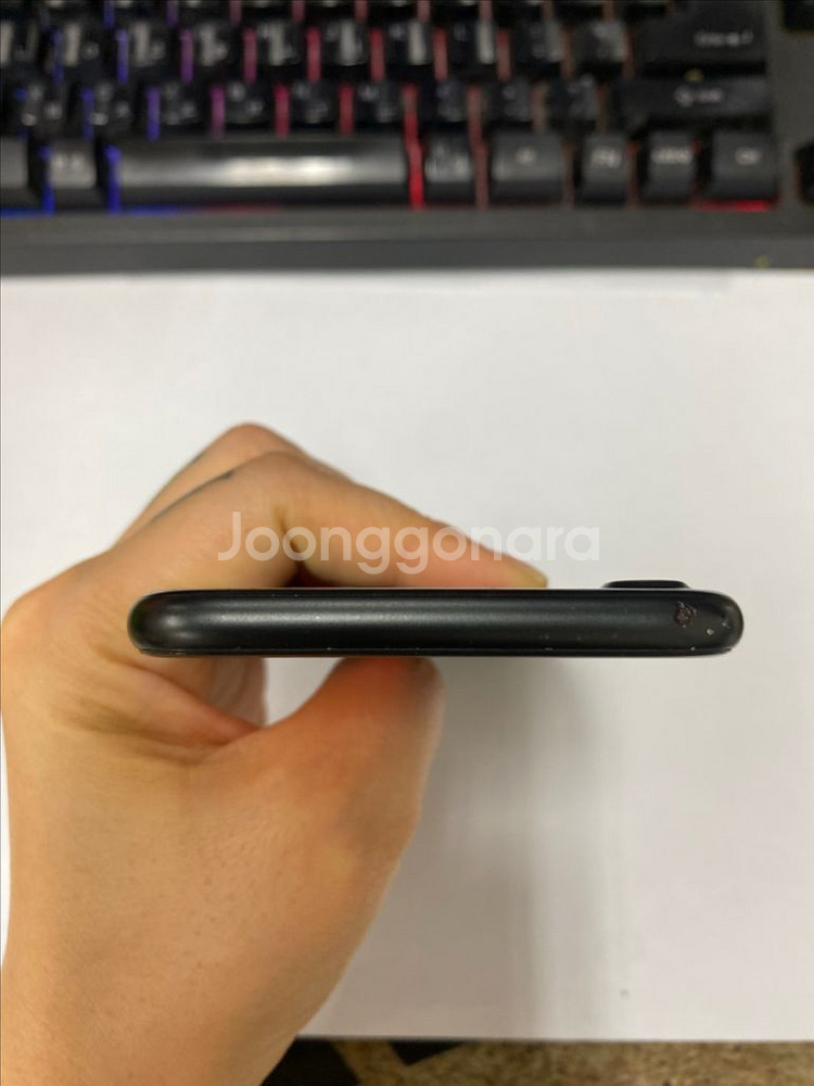 아이폰7 매트블랙 액정SS급 128GB 배터리100%--3