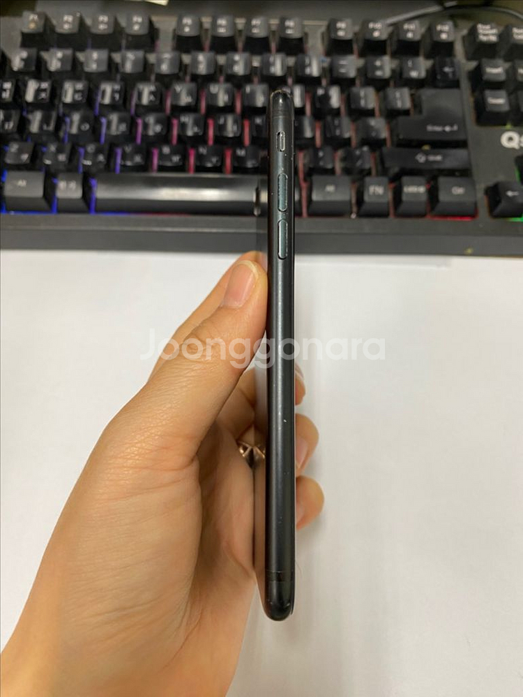 아이폰7 매트블랙 액정SS급 128GB 배터리100%--4