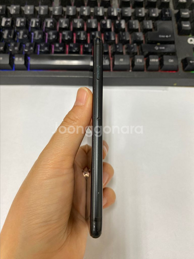 아이폰7 매트블랙 액정SS급 128GB 배터리100%--6