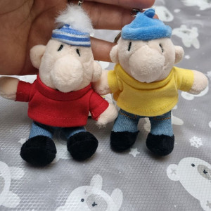새상품 패트와매트 pat & mat 세트 키링 인형