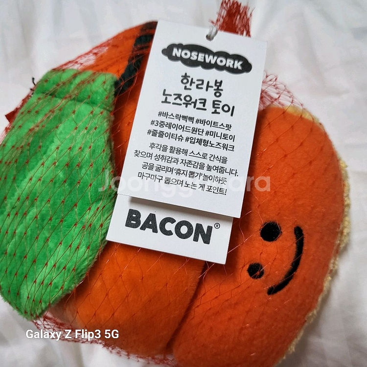 베이컨 한라봉 노즈워크 토이--0