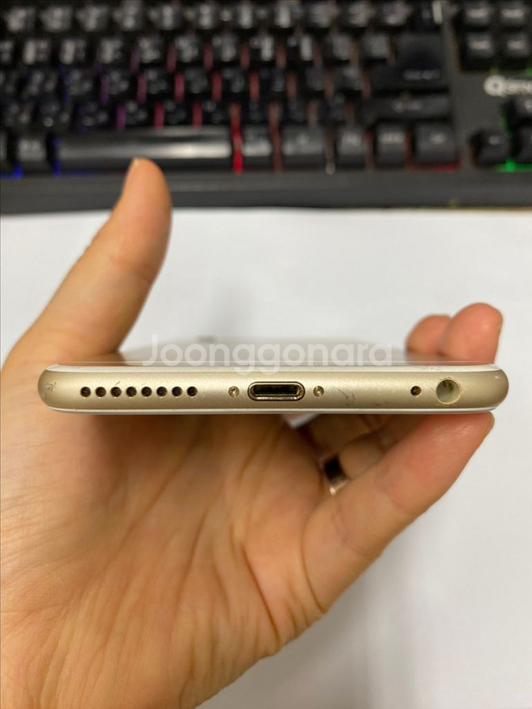 아이폰6S 골드 A급 64GB 배터리100%--6