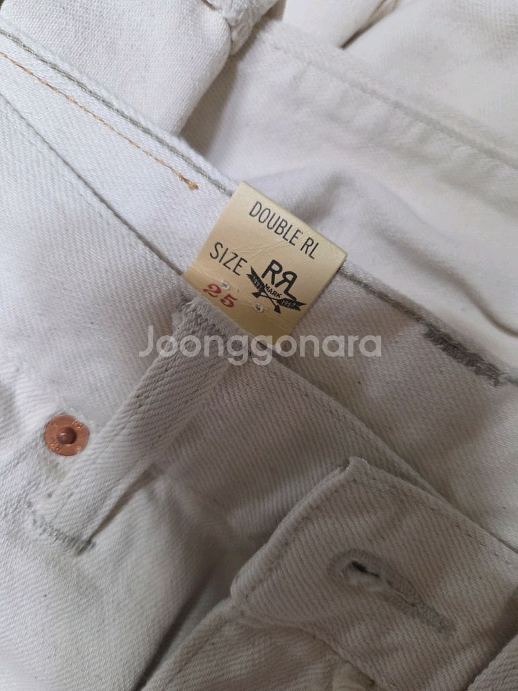 RRL 더블알엘 스트레이트핏 내추럴 진 (25 사이즈)--2