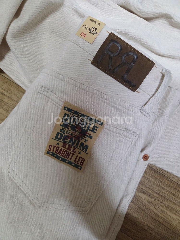 RRL 더블알엘 스트레이트핏 내추럴 진 (25 사이즈)--0