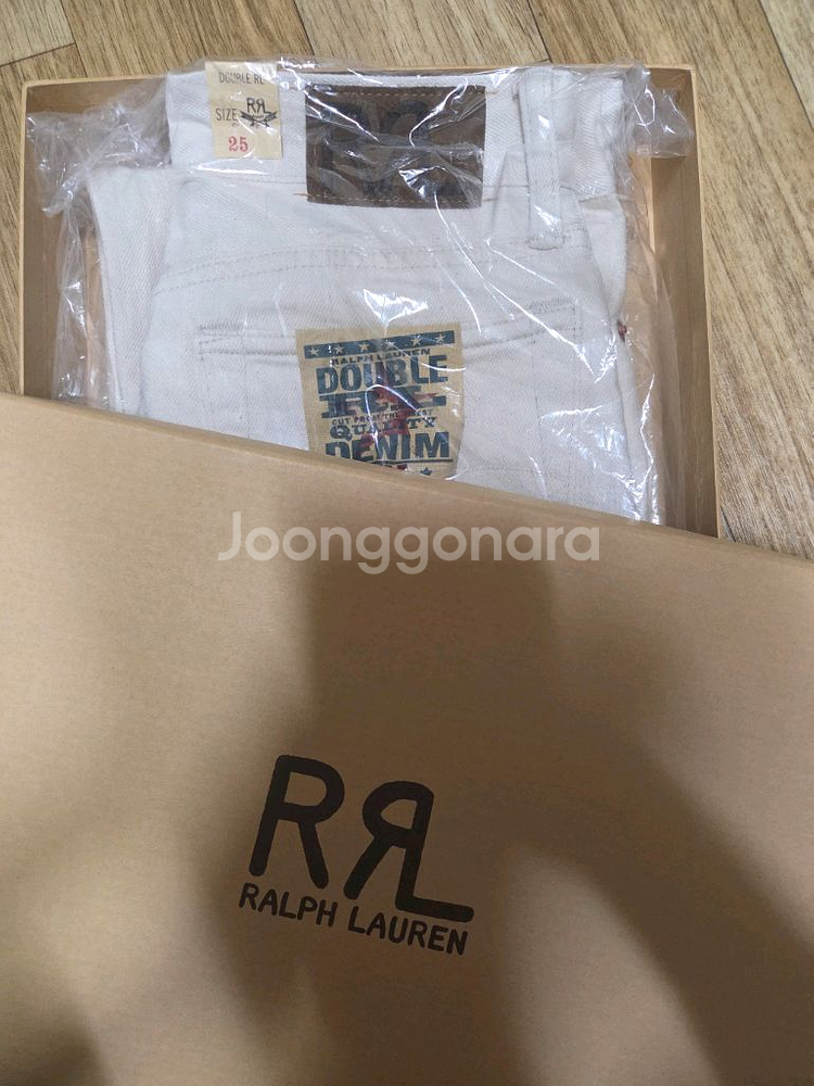 RRL 더블알엘 스트레이트핏 내추럴 진 (25 사이즈)--3