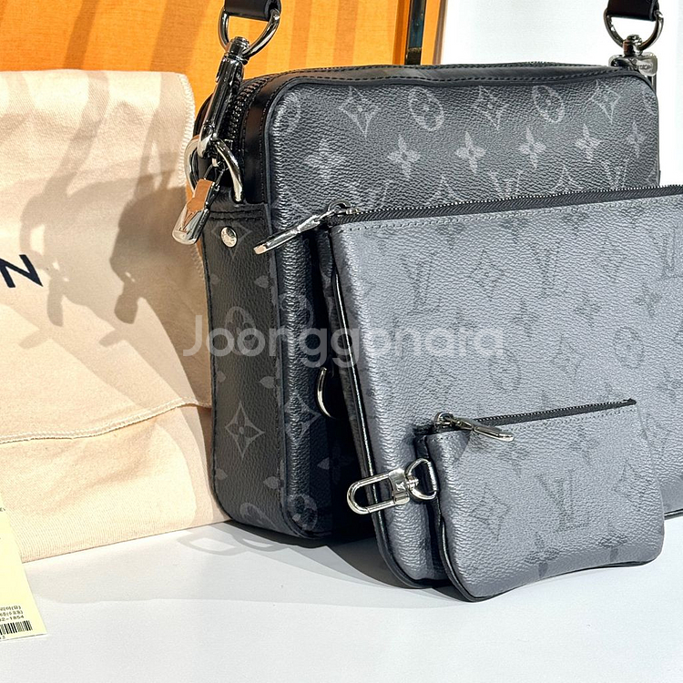 [새상품급/풀구성]루이비통 이클립스 트리오 메신저백--6