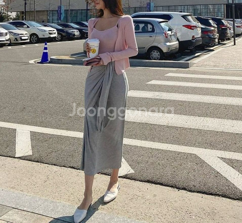 매듭 롱 스커트 새상품--3