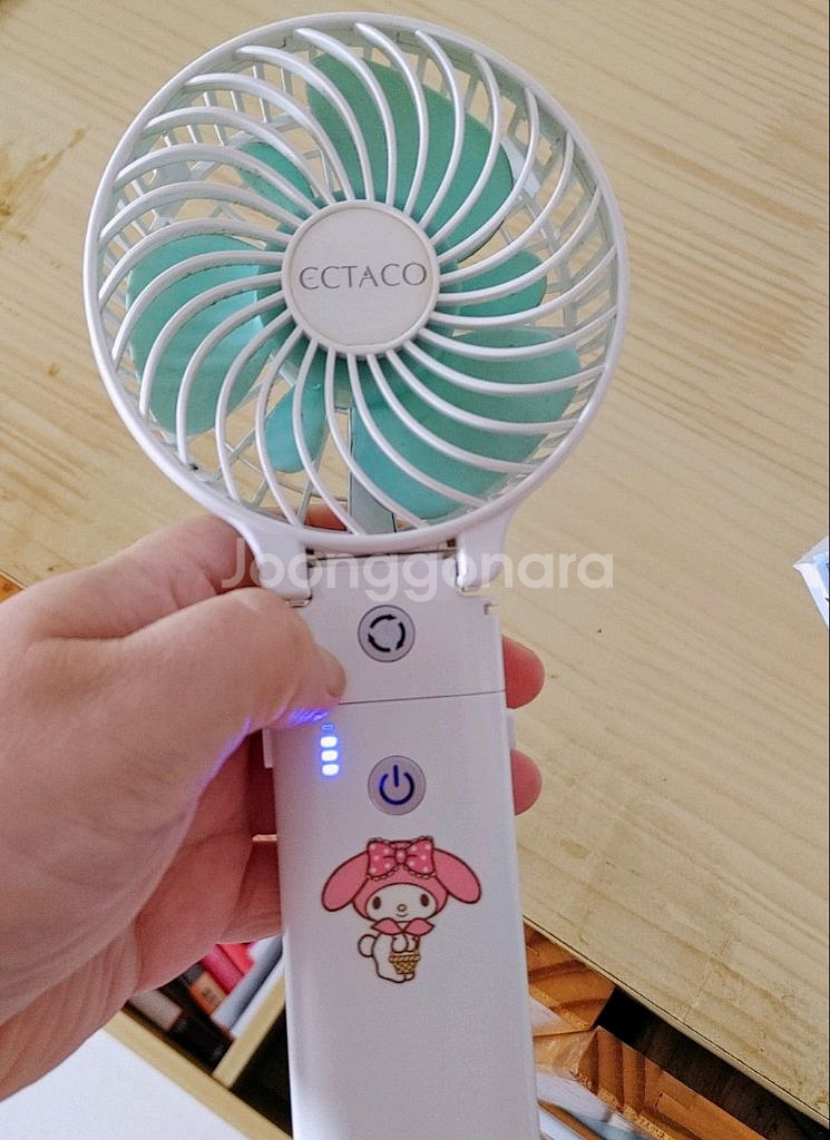 엑타코 보조 배터리 손 선풍기--0