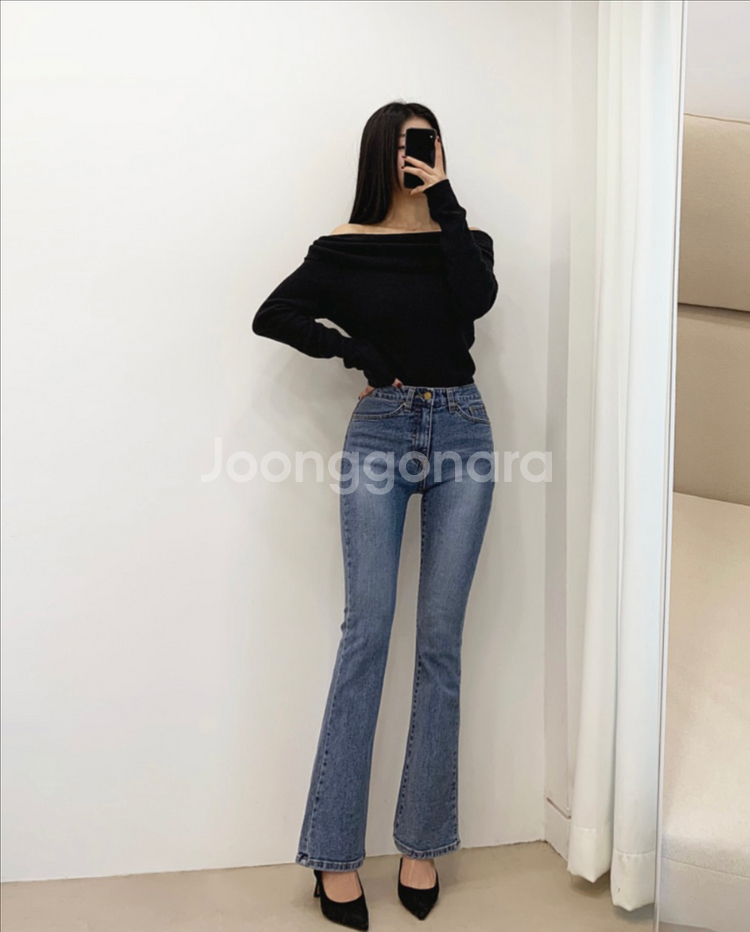 디프린지 중청 부츠컷 한번입음 S(모하쇼핑몰 동일)--2