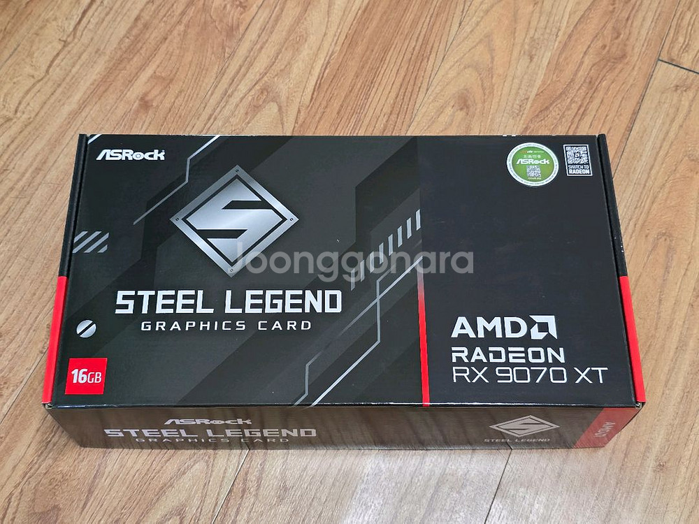 Asrock 9070xt 스틸레전드 다크 9070 xt--0