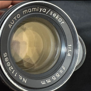마미야 sekor 55mm 1.4, m42마운트