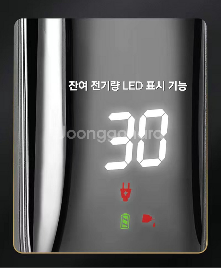 10W 고출력 USB충전식 전동 이발기 풀세트(새상품)--2