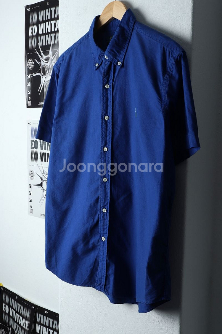 (L-XL) 폴로 랄프로렌 반팔셔츠 남방 옥스포드--0