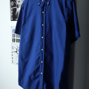 (L-XL) 폴로 랄프로렌 반팔셔츠 남방 옥스포드