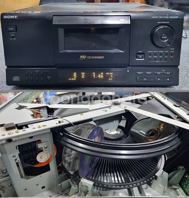 SONY(소니) CX-100F 100CD 체인저--0