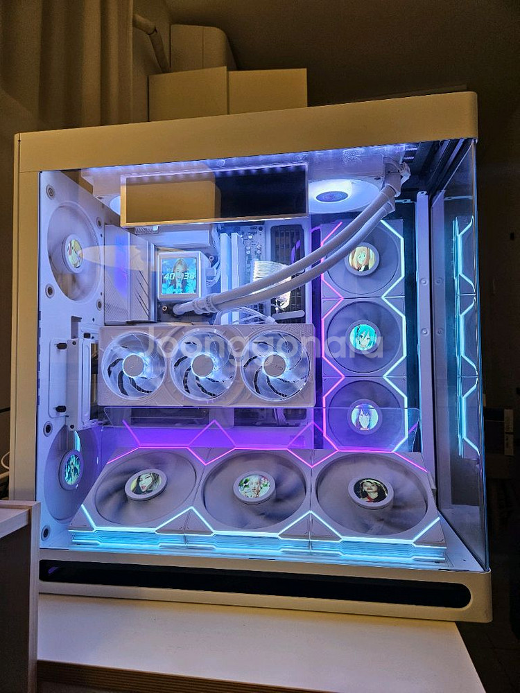 9800x3d rtx5080 리안리 havn 화이트--2