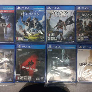 플스4 언차티드,어쌔신크리드,호라이즌,백포블러드 팜