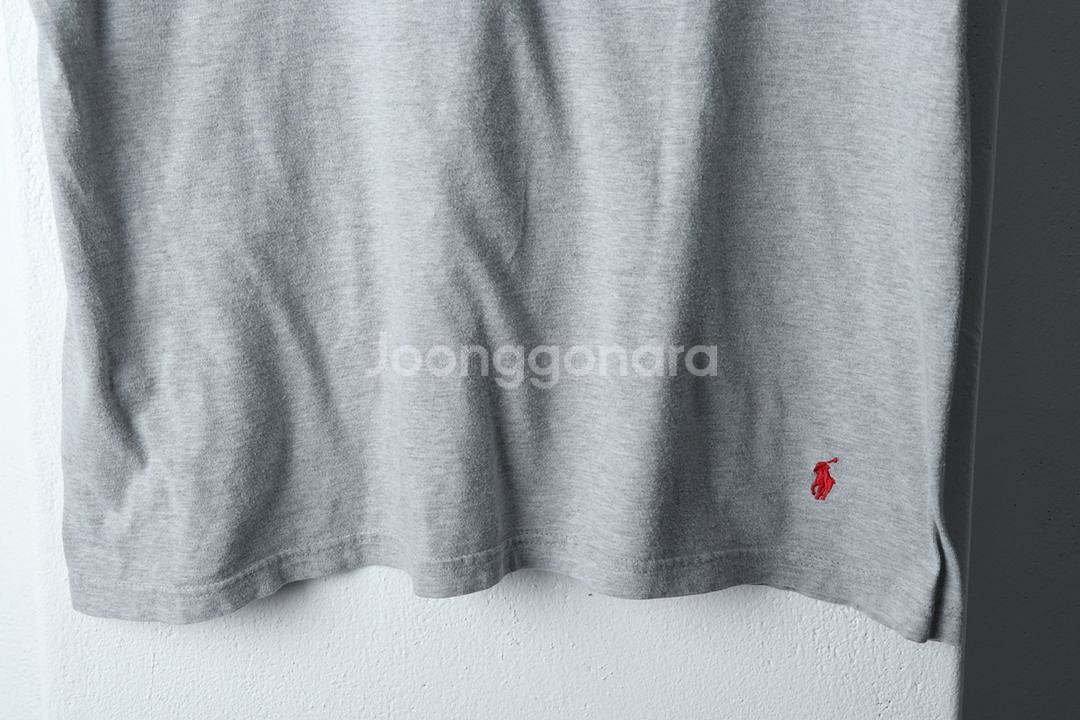 (L-XL) 폴로 랄프로렌 반팔 티셔츠 그레이--3