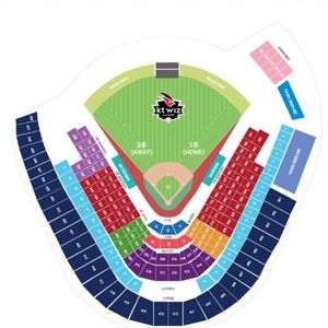 KT vs 삼성 8/9(토) 외야 자유석 양도