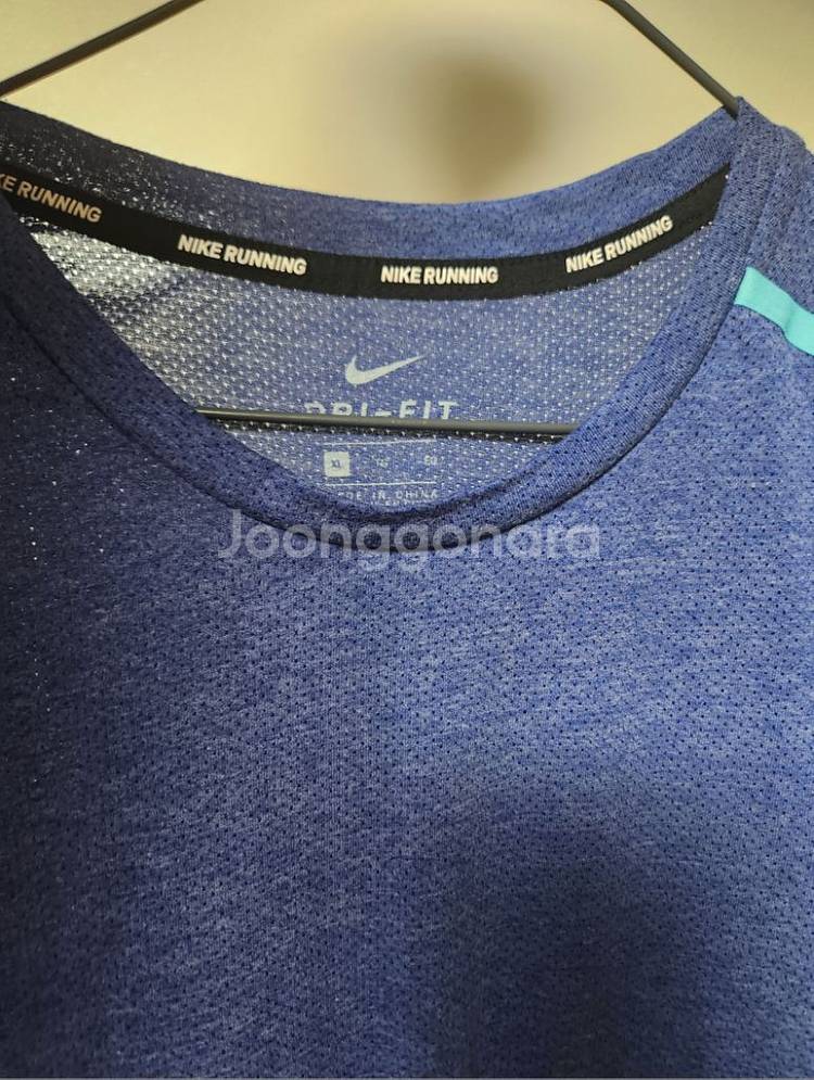 나이키 Running Dri-Fit 반팔 Blue XL--4