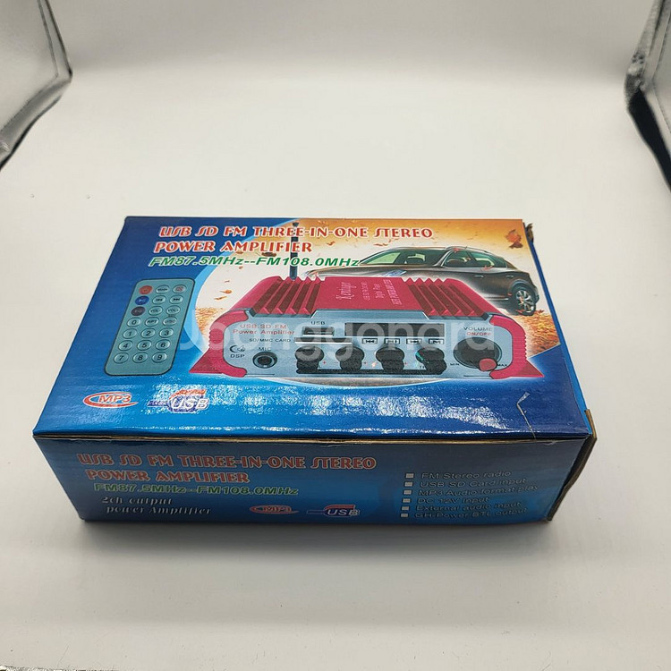 새제품) 미니 파워앰프 HY-600 레드 시거잭형--1