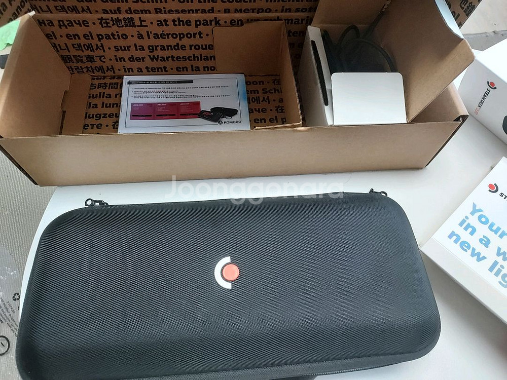풀박스)스팀덱 OLED 512GB 배터리100%상태--0