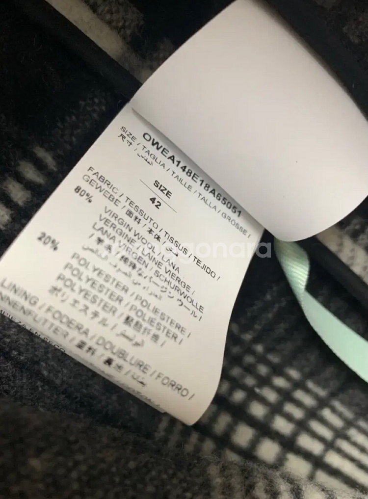오프화이트 off-white코트--5