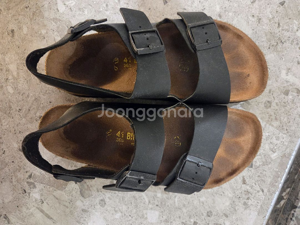 버켄스탁 밀라노 블랙 41 265 팝니다--0