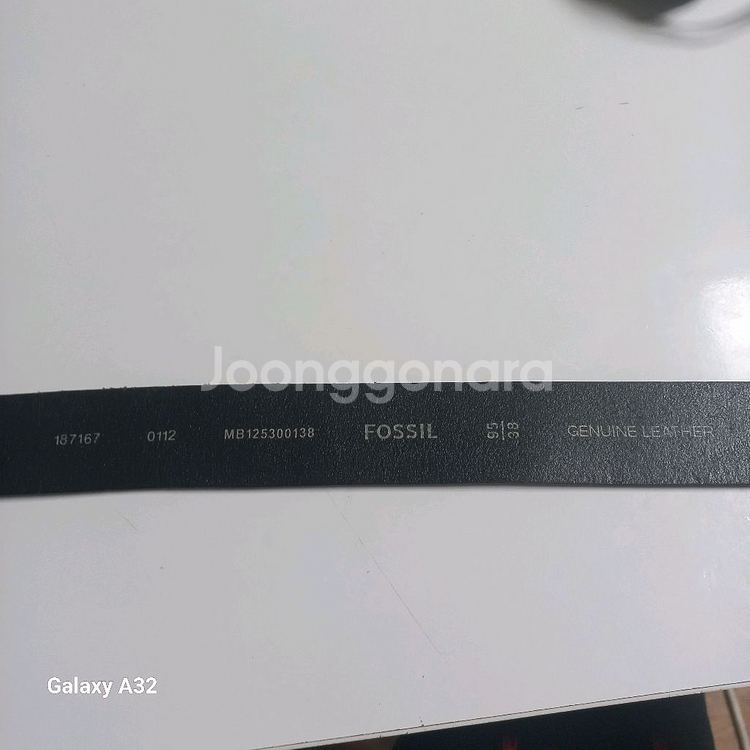 Fossil 가죽 벨트 38/95 black--2