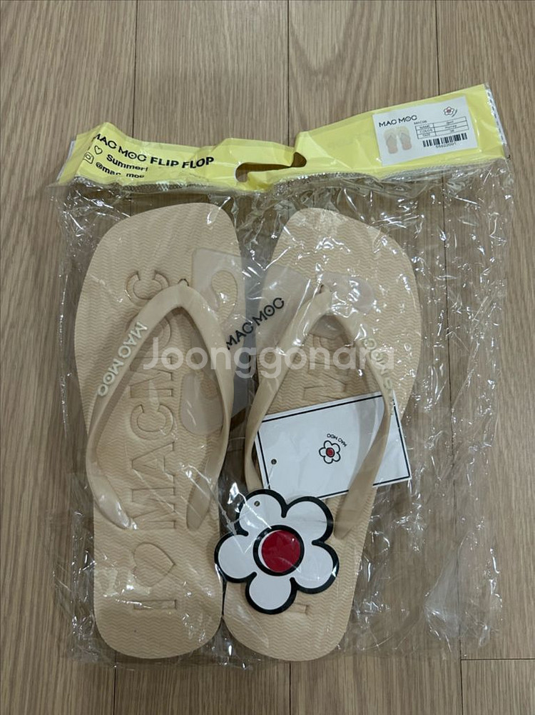 마크모크 쪼리 플리플랍 225 (36) 허니버터--3