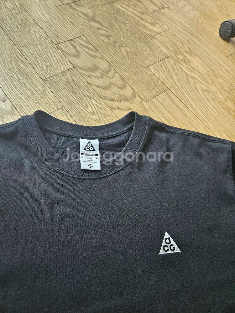 나이키 ACG LBR 티셔츠 블랙 반팔--1