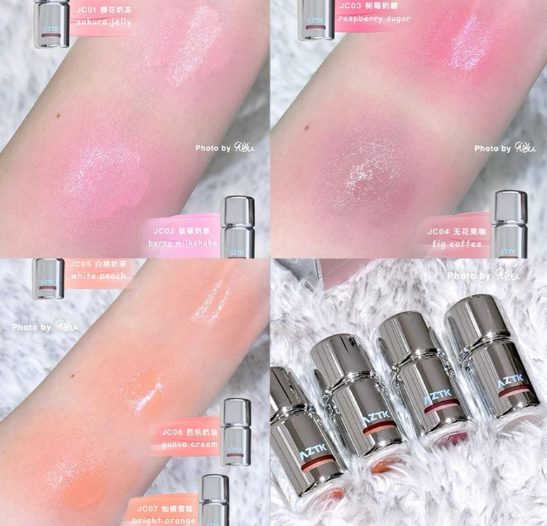 (브러쉬증정) aztk 젤로 컬러 리퀴드 블러셔 이미지