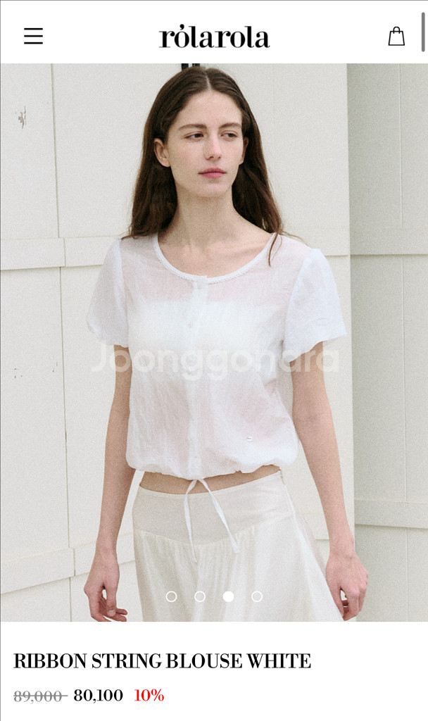 로라로라 블라우스--1